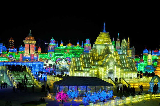 Qiqihar's Winter Ice Festival Highlights