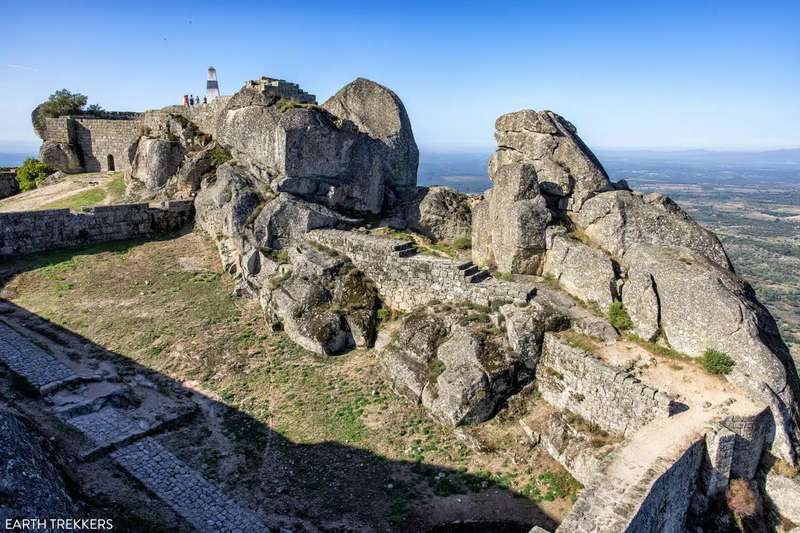 Exploring the Ruins of Monsanto's Clifftop Castle in Portugal