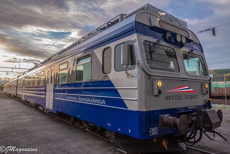 Riding the Arctic Night Train Under the Northern Lights