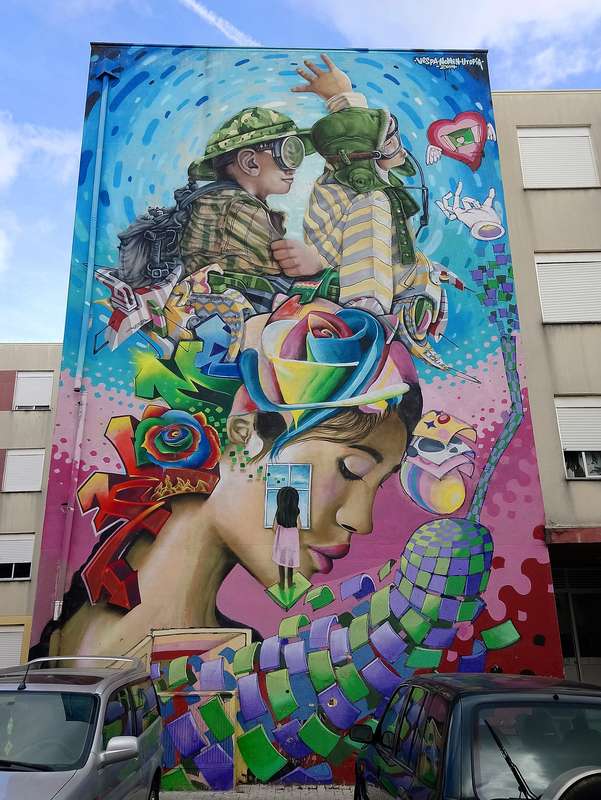 Exploring Lisbon's Vibrant Street Art in Hidden Alleys