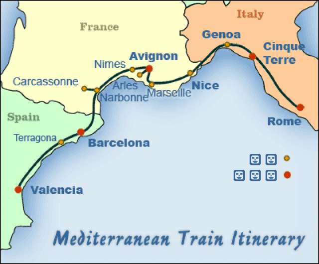 Exploring the Mediterranean Railway: Unique Stops to Discover
