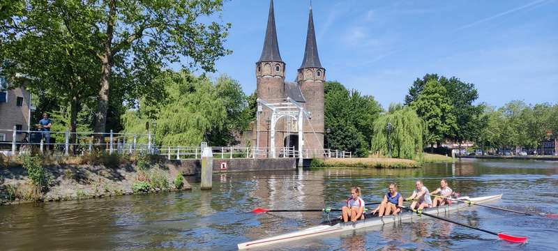 Kayaking Through Delft: Navigating History and Modernity