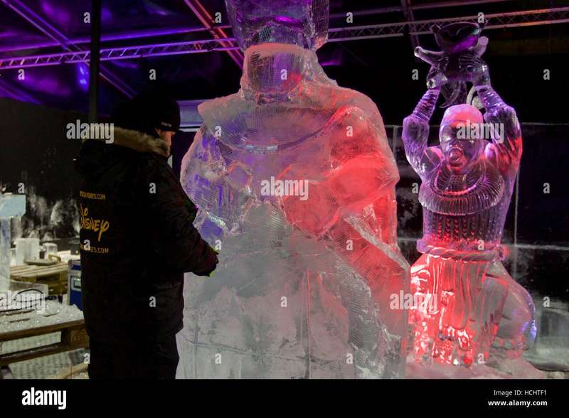 Dutch Ice Sculptors Crafting Intricate Winter Masterpieces