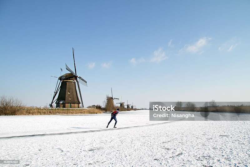 Skating at Kinderdijk: A Unique Winter Experience